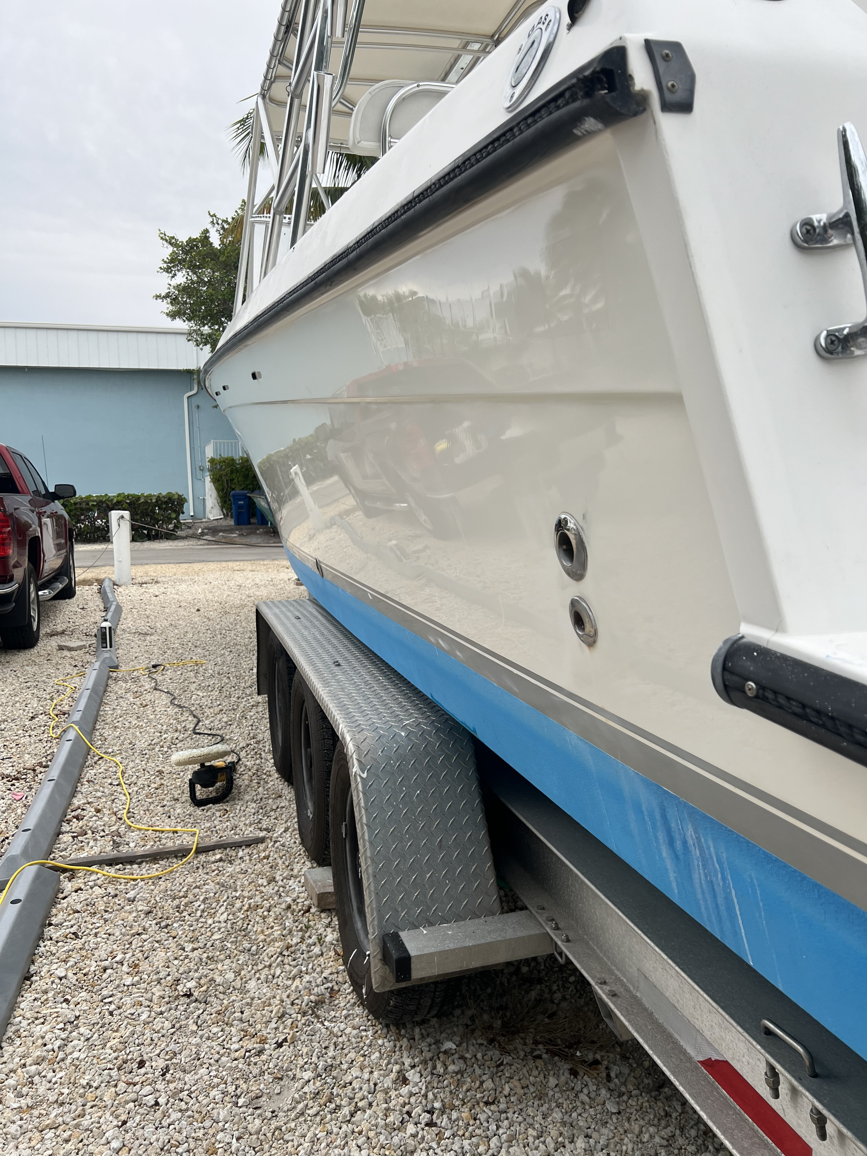 Boat Detailing Before and After